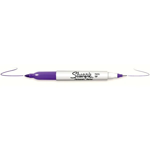 Sharpie Twin Tip Purple